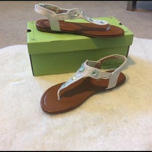 Cute sparkly sandals from Sarah Jayne  size 4